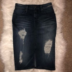 Guess Denim Midi Skirt